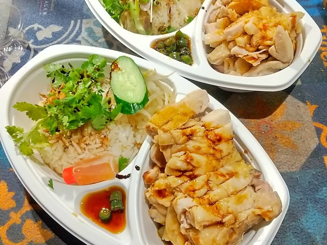 チキンベースのヘルシー料理